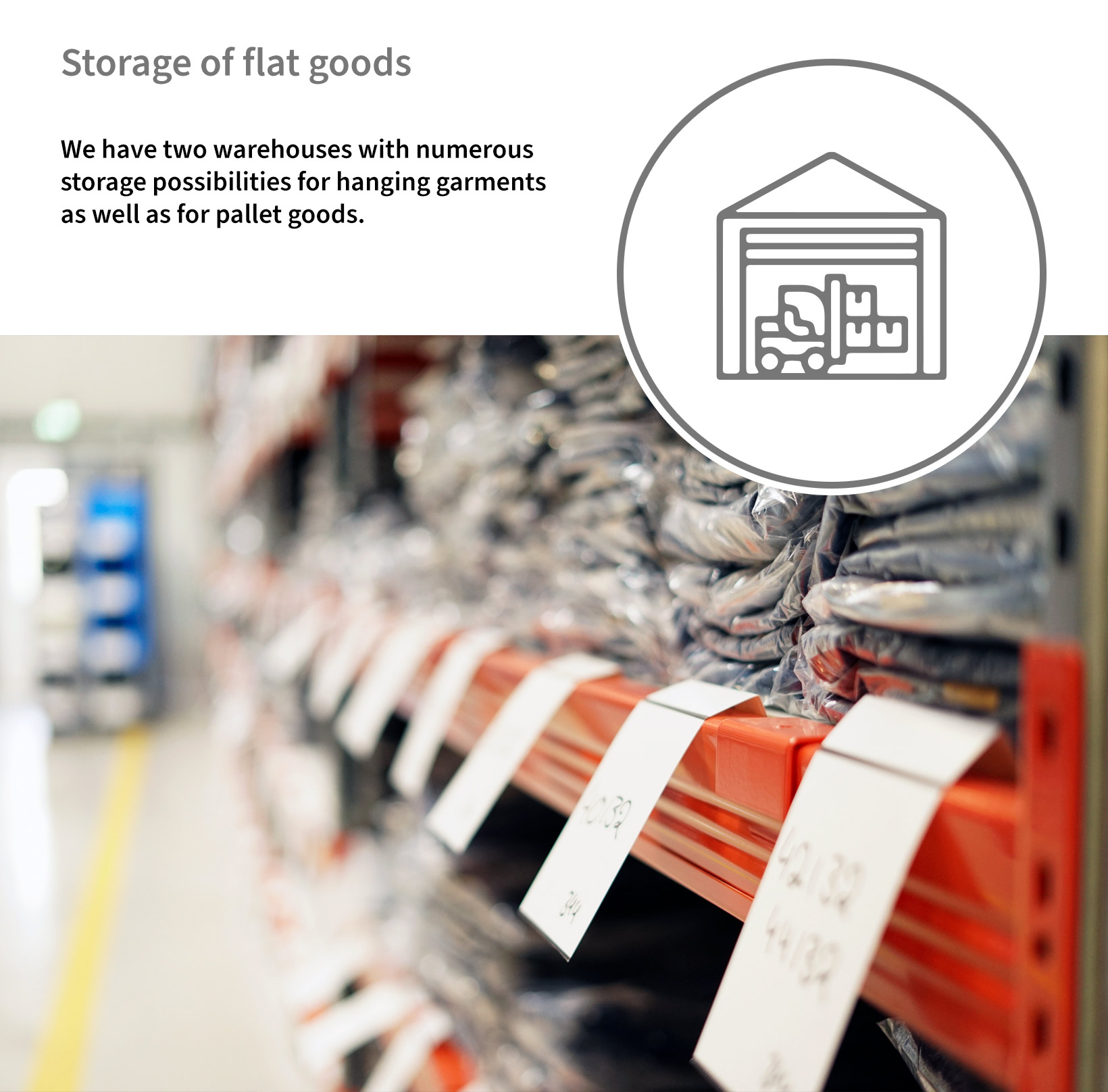 Audis - Storage of flat goods